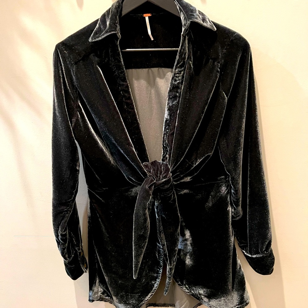 FREE PEOPLE Velvet Top